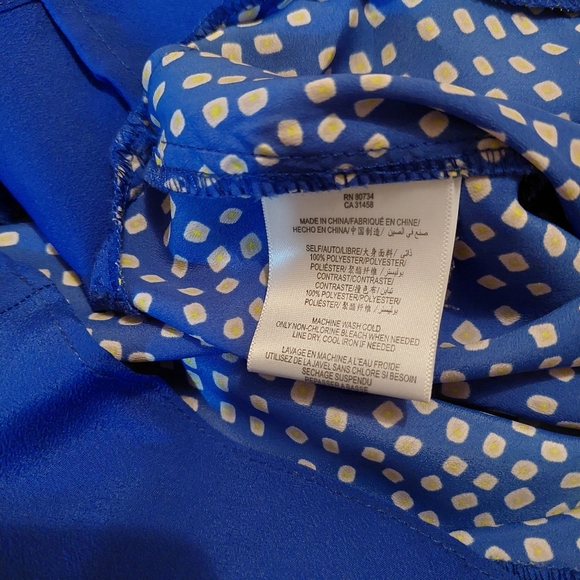 BCBGeneration Blue Women's Top Medium - Picture 4 of 4